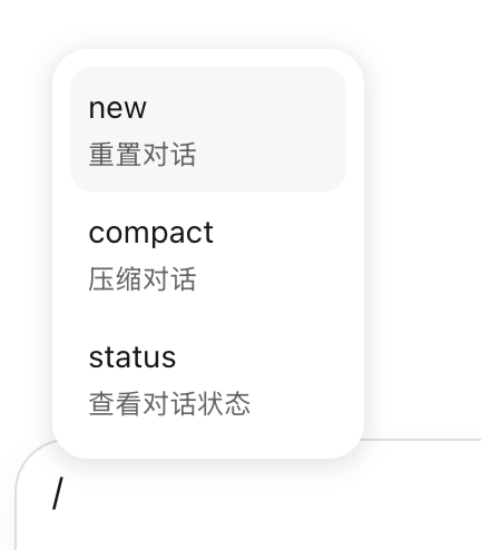 Send /new to start a new conversation