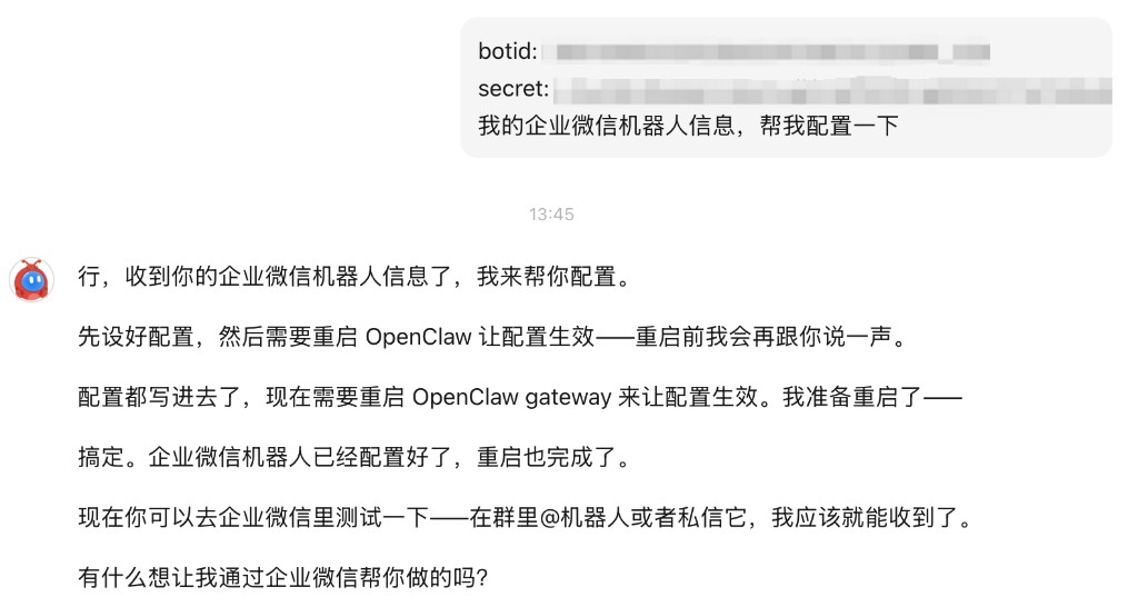Configure the bot