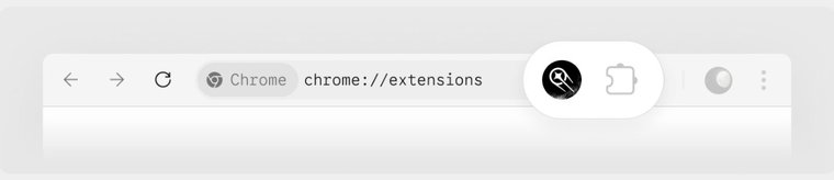 The Kimi Browser Extension icon in the browser toolbar